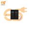 KCD3 15A 250V AC 6-Pin DPST Rocker Switch Black Color ON/OFF Dual Pole Red Dot Illuminated.